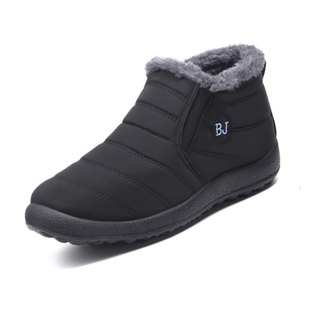 New winter cotton shoes for foreign trade, men's fleece and thickened polyurethane warm cotton boots, men's and women's casual cross-border snow boots Item Picture