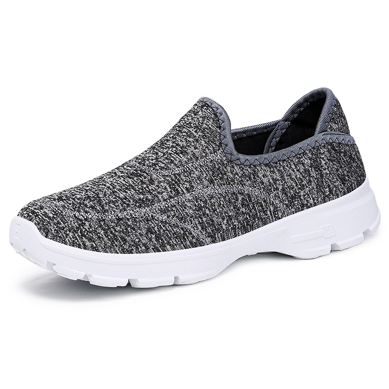Women's Spring and Autumn new foreign trade old Beijing cloth shoes, soft-soled walking shoes for both men and women, one-foot elderly casual shoes Item Picture