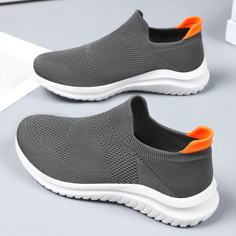 Women's shoes autumn new style soft-soled comfortable women's casual single shoes, cross-border versatile women's single shoes, breathable mesh shoes details Picture
