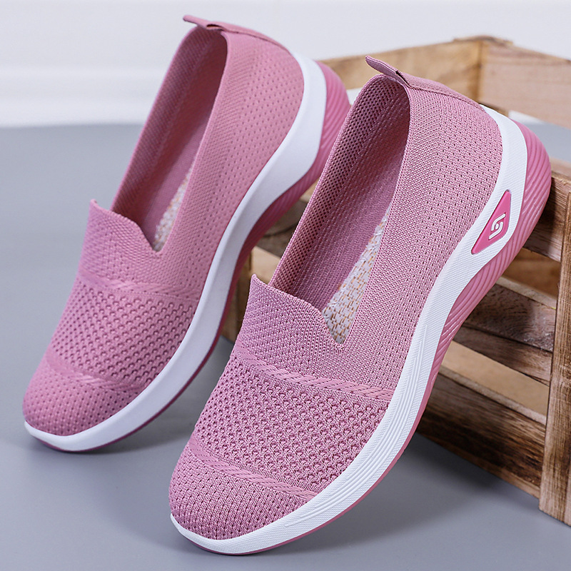 Women's shoes are versatile. 2025 new style mom shoes for cross-border wholesale. Shallow-mouthed comfortable casual shoes. One-step women's shoes Specification drawing