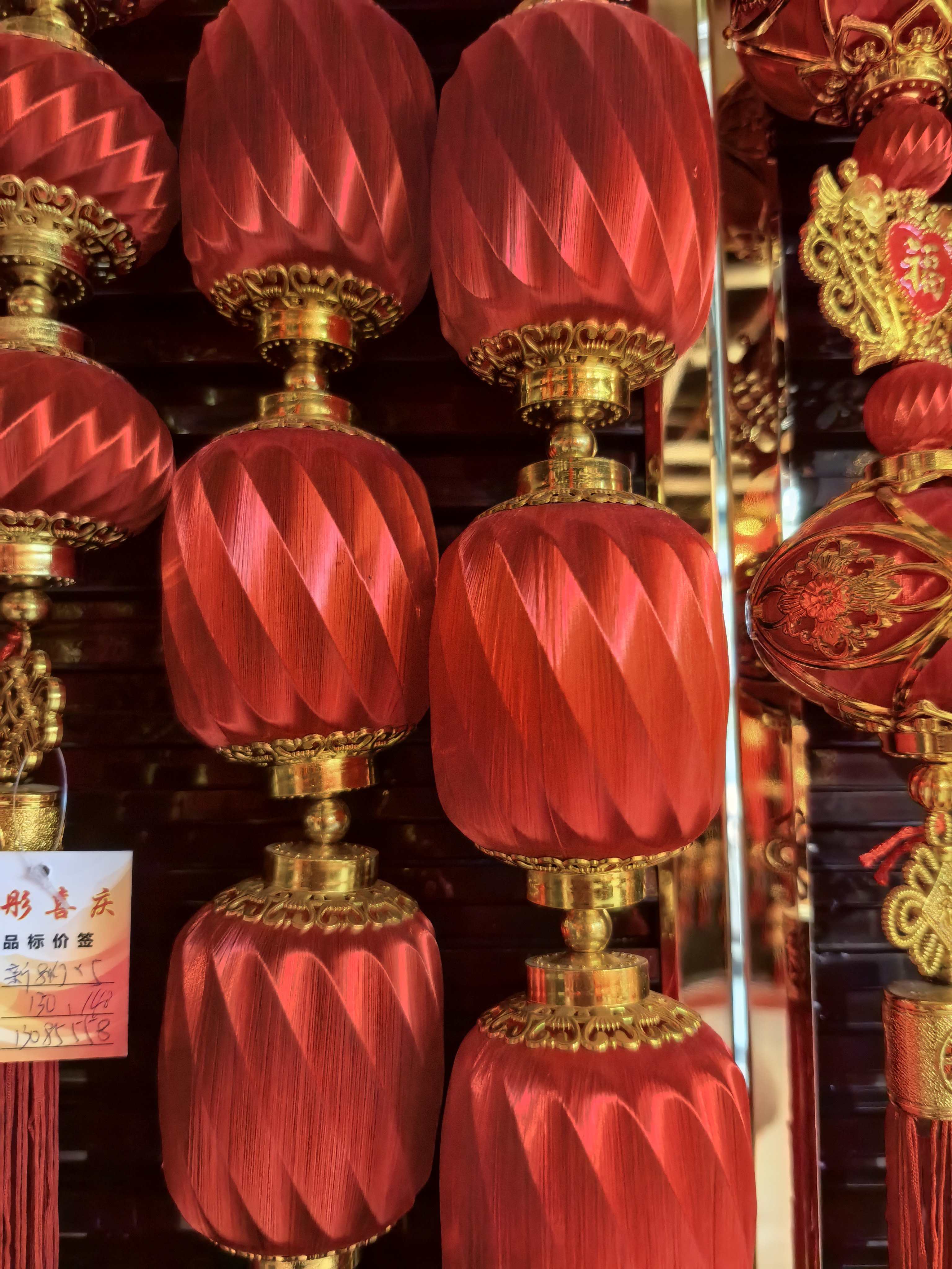 喜庆工艺，红红火火，氛围感拉满花环详情6