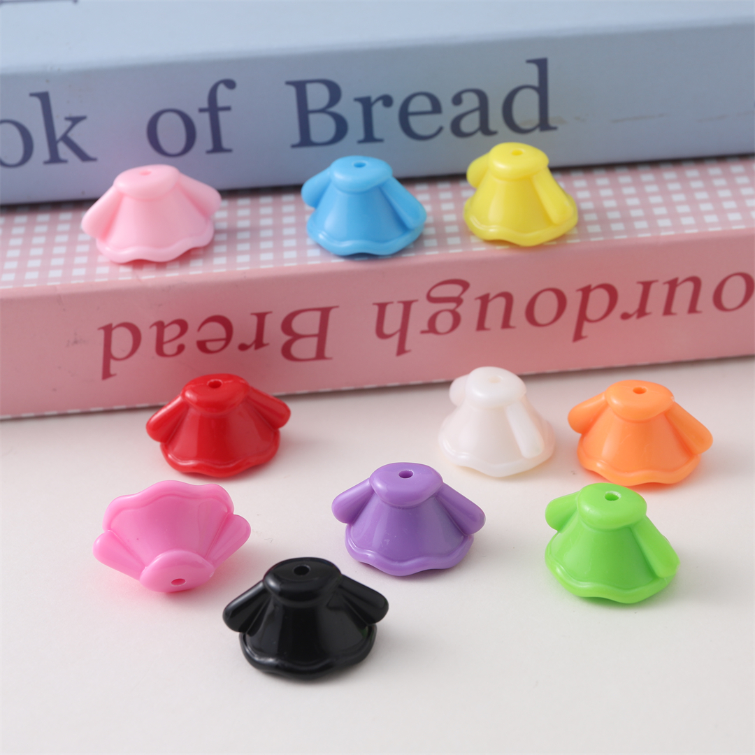 Chen Ming's 16mm solid color dress, beaded diy car pendant, bracelet, mobile phone chain, hair tie, hair accessory and accessory materials Item Picture