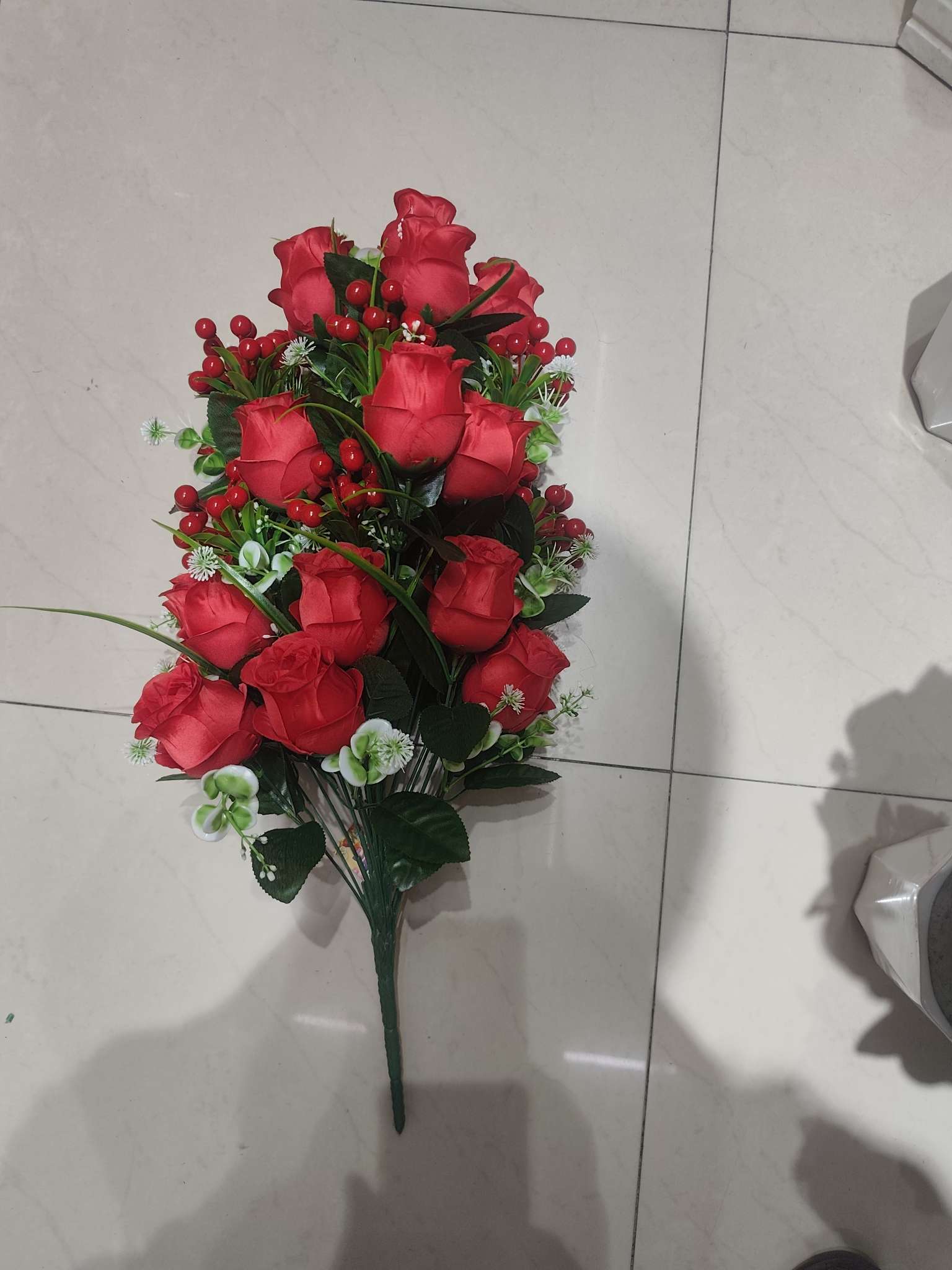 仿真工艺品春天花园塑料花瓣人造花硅胶花适合扫墓礼品仿真花