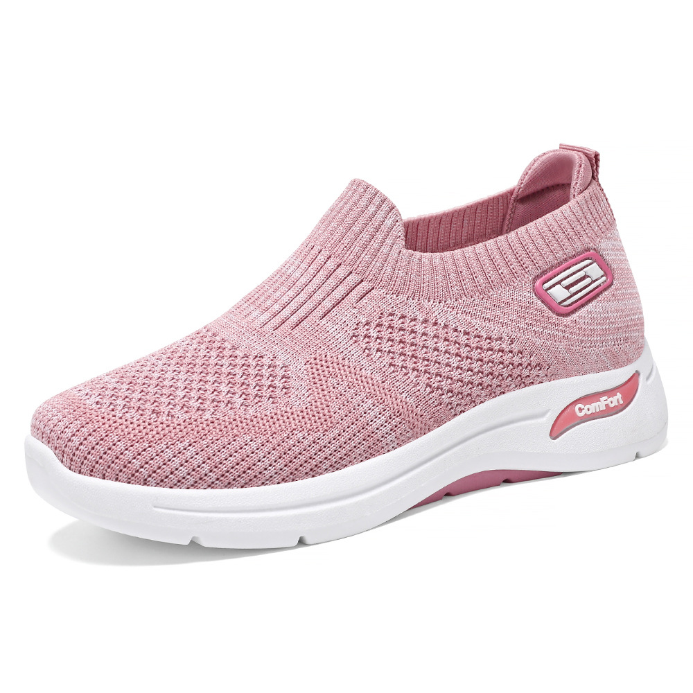 Women's Shoes 2025 Autumn new style single shoes, soft-soled lazy shoes, cross-border wholesale, casual and breathable mom shoes Item Picture