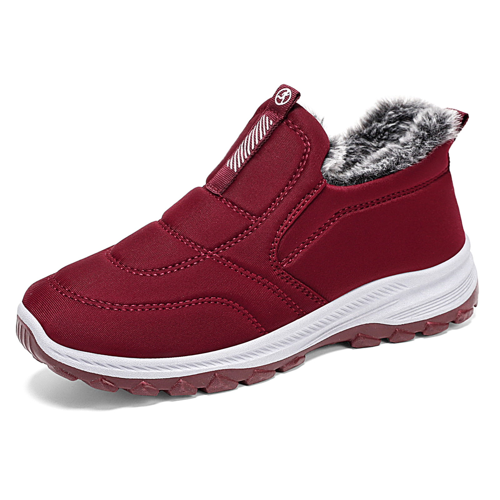 Cotton shoes for Women 2025 Winter New Women's shoes Outdoor boots warm and comfortable Mom shoes with fleece and thickened snow boots for women Item Picture