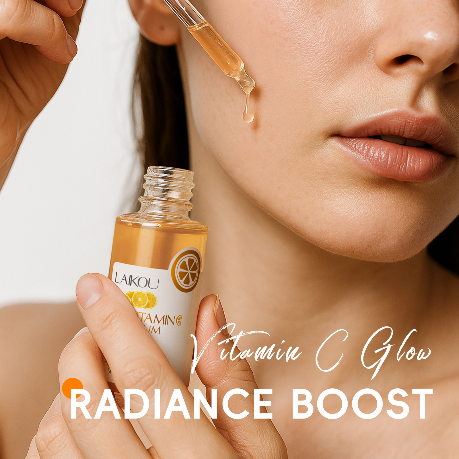 LAIKOU California Vitamin c Essence 30ml Hydrating and Moisturizing Sodium Hyaluronate Cross-border Manufacturer details Picture
