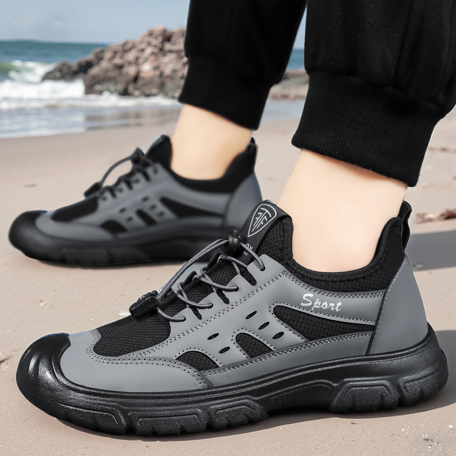 Men's shoes autumn new style versatile casual single shoes with soft soles, comfortable to wear on one foot, dad shoes, sports shoes consignment Specification drawing