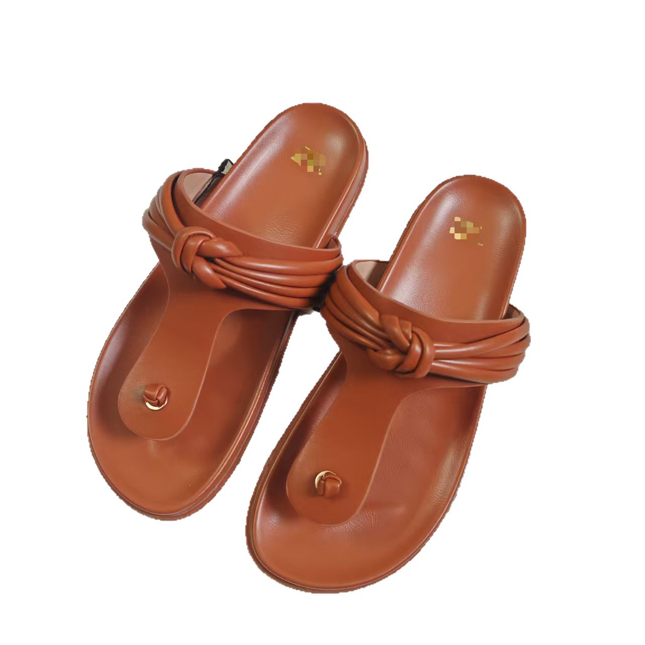 Eddy Shoes Dunhuang International Station Foreign Trade Counter ZA flat shoes, women's flip-flops, Birken shoes, slippers, thick-soled flip-flops Item Picture