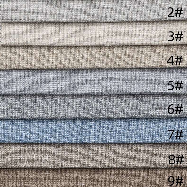 The manufacturer wholesals thickened fine linen fabric, imitation linen fabric, throw pillows, sofa throw pillows, bags, pet fabric, and coarse linen Specification image