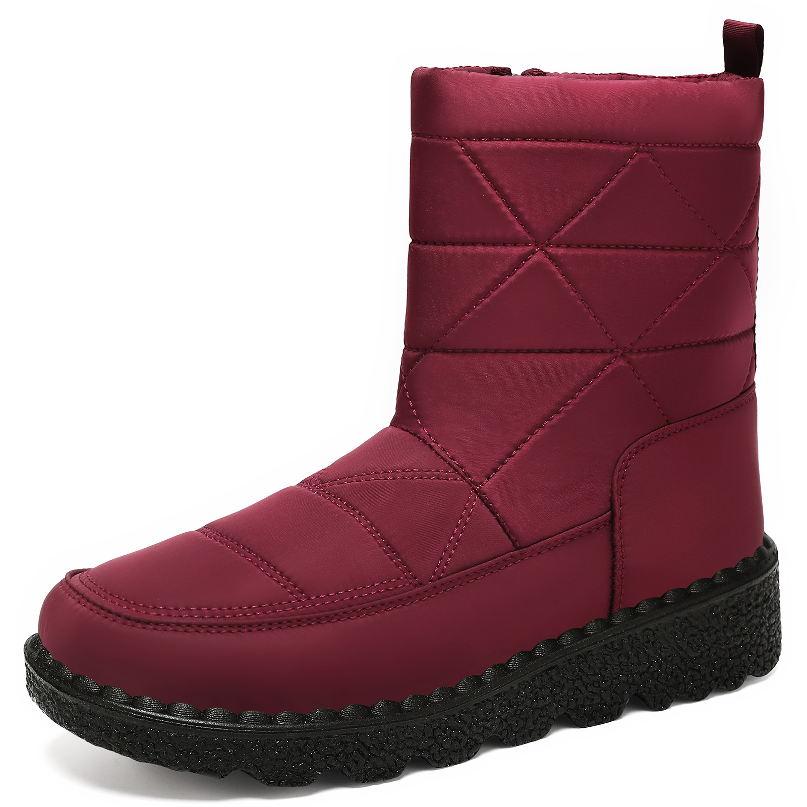Women's cotton shoes winter new style versatile fleece thickened high-top anti-slip snow boots casual cross-border consignment cotton boots Item Picture