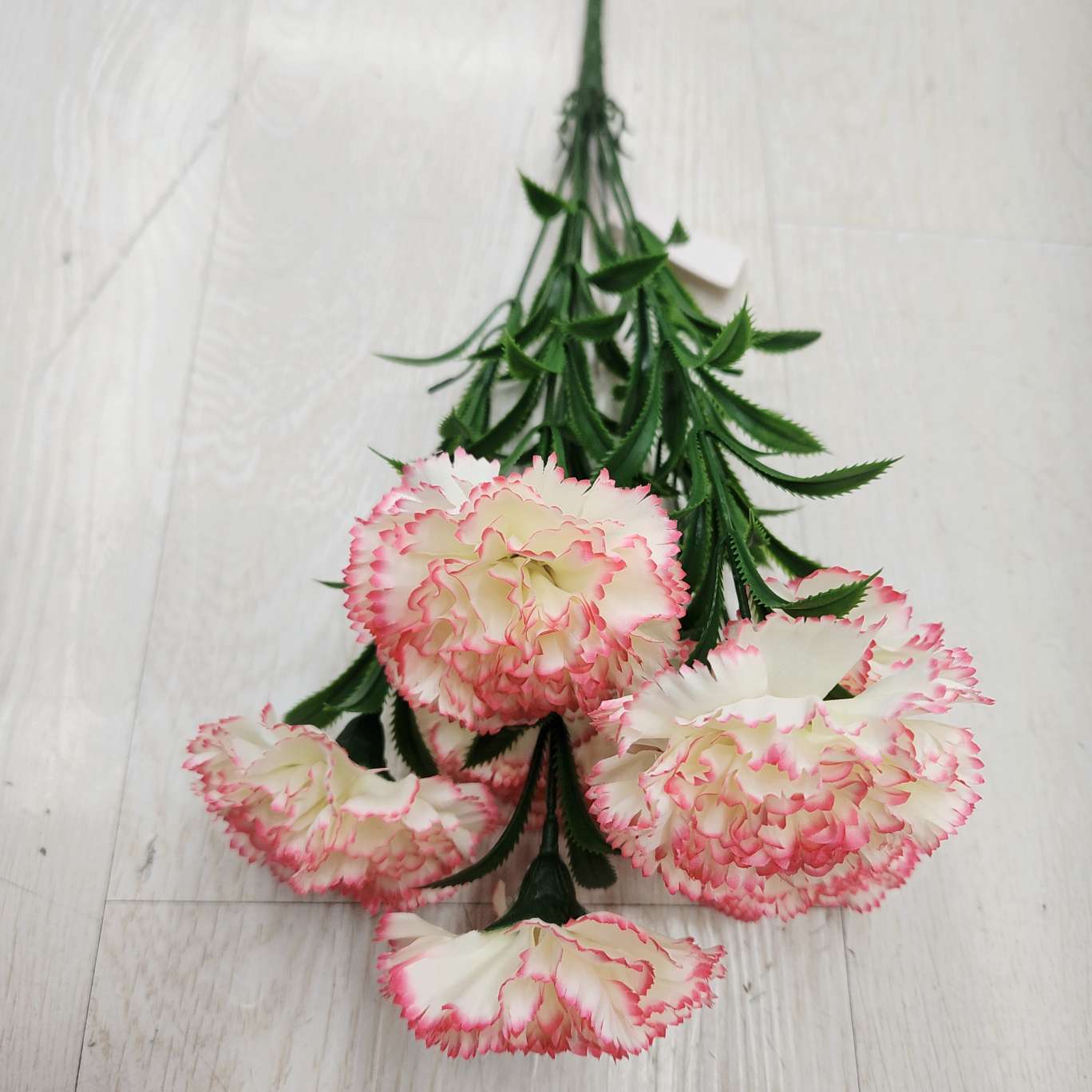 7-head woolen fabric carnation office simulation garden rose pole torch carnival night guide, electroplated crochet bouquet decoration detail image 10