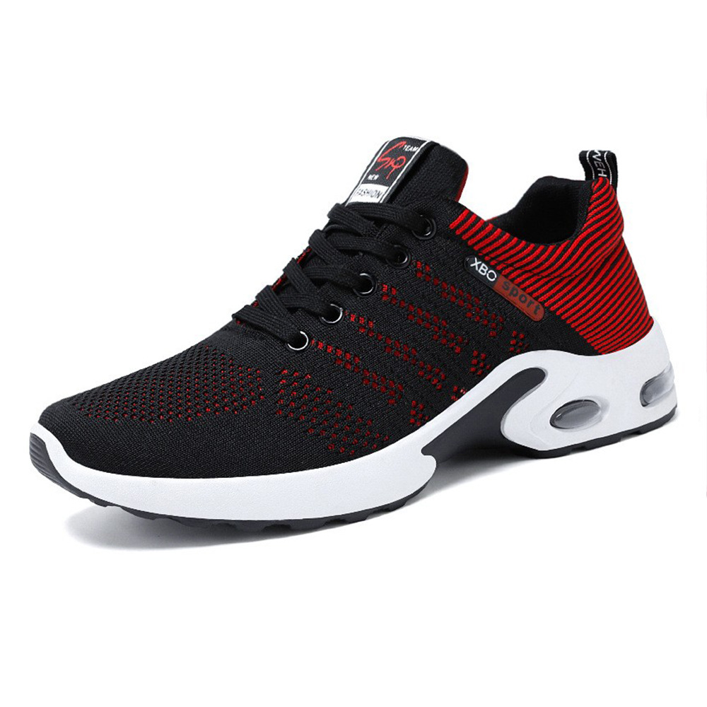 Custom-made trendy men's shoes, breathable lace-up running shoes, lightweight and casual sports shoes, men's snea Item Picture
