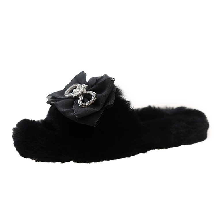 In the autumn and winter of 2025, there are some trendy thick-soled, fluffy, and stylish furry slippers for casual wear Item Picture
