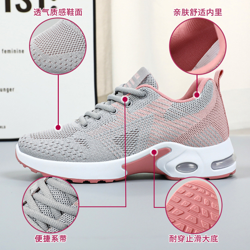 Shoe Women 2025 Autumn New cross-border temu consignment large-sized casual breathable lace-up air-cushioned running shoes Application Scenario