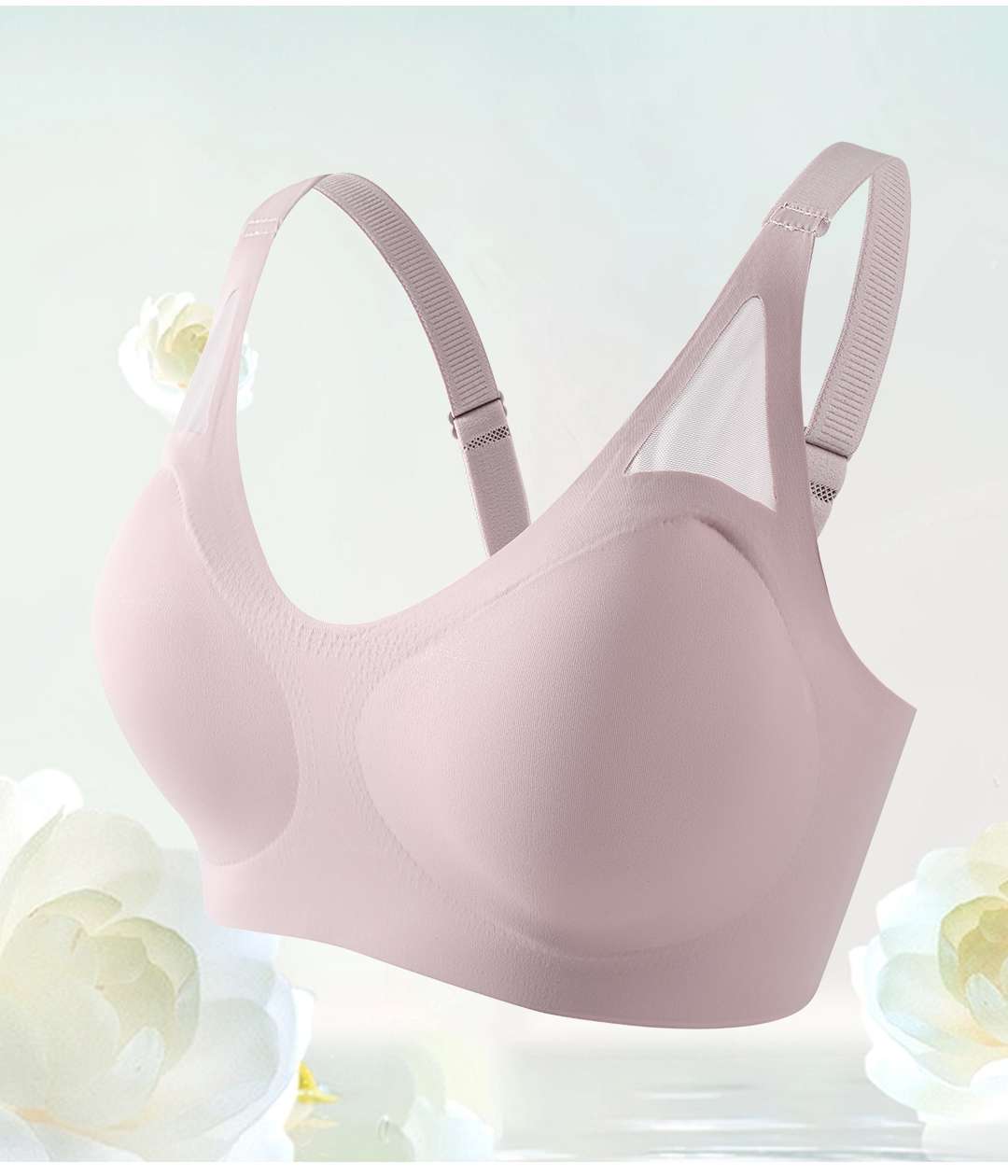 Underwear Ice Silk seamless nude feel Ice silk three-row button underwear detail image 15