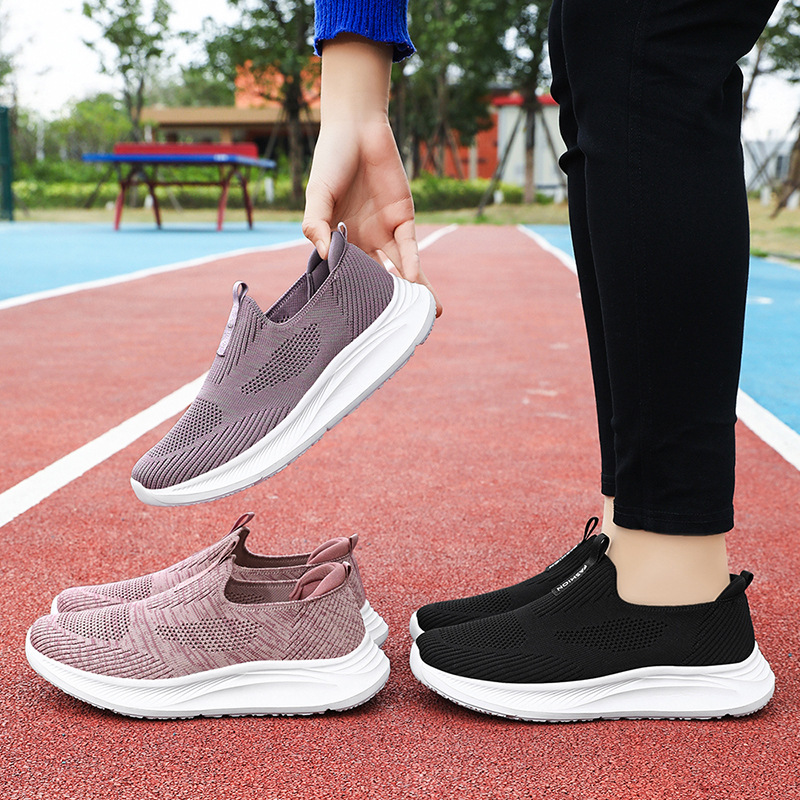 Kangtai Shoe Factory's new women's shoes for autumn are lightweight, one-step, casual, breathable and walking shoes for middle-aged and elderly mothers Specification drawing