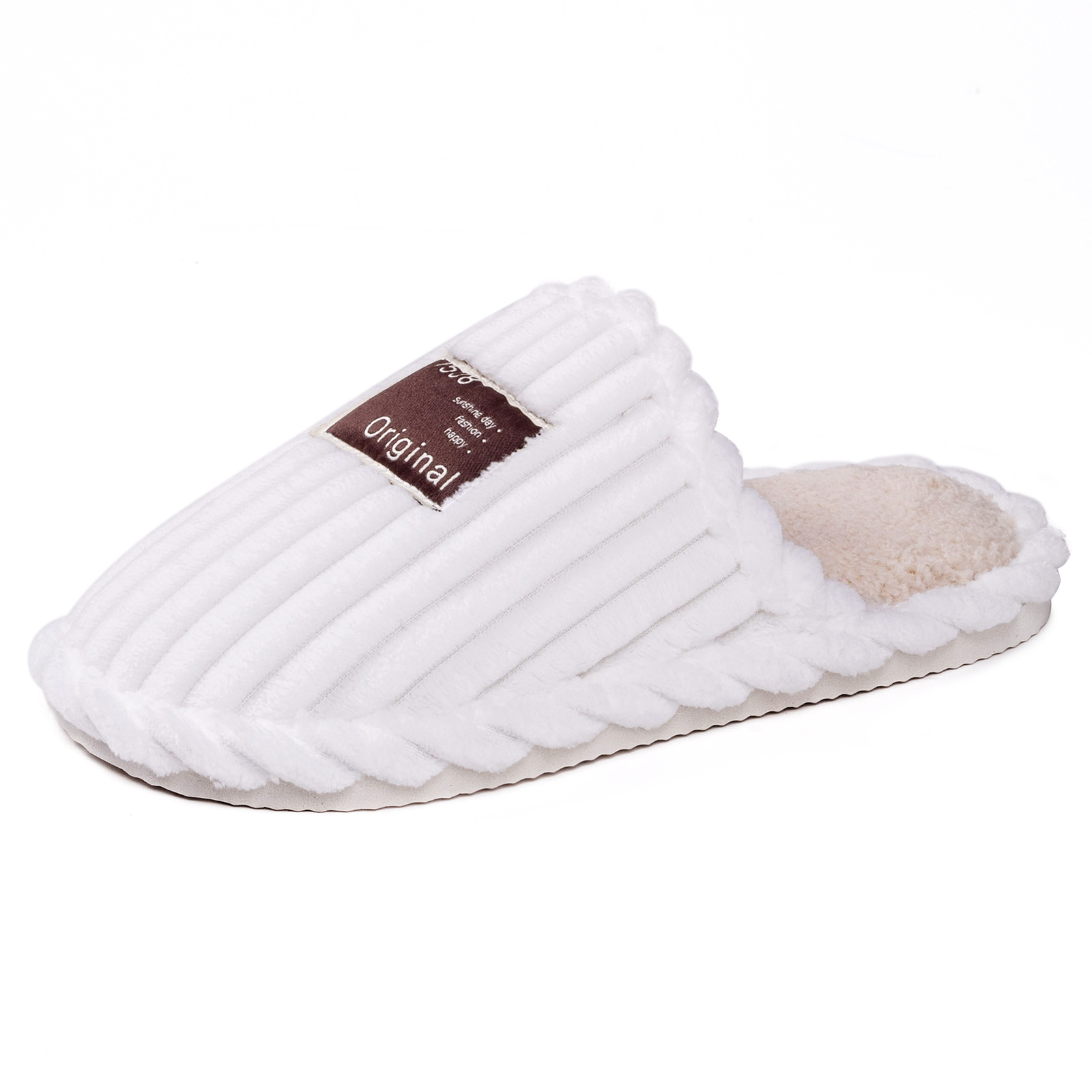 TEMU is sending out a new winter home cotton slipper for women. It's a popular casual and versatile thickened one-foot slipper Item Picture
