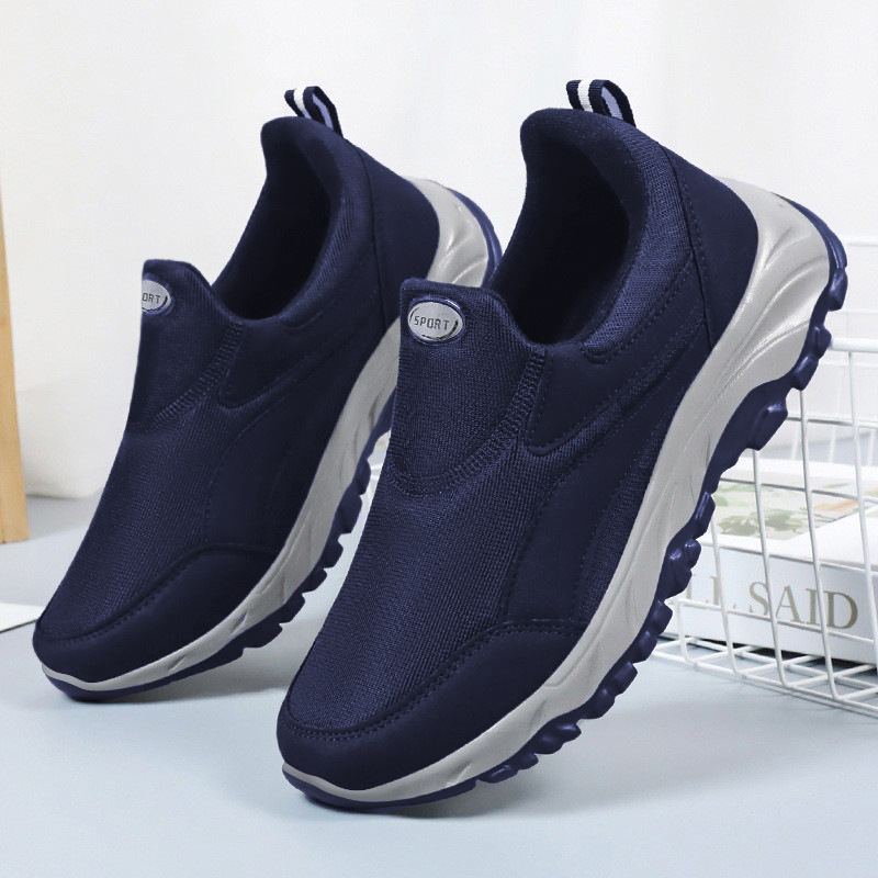 New autumn soft-soled casual and comfortable dad shoes, anti-slip men's shoes, senior walking shoes for the elderly Specification drawing