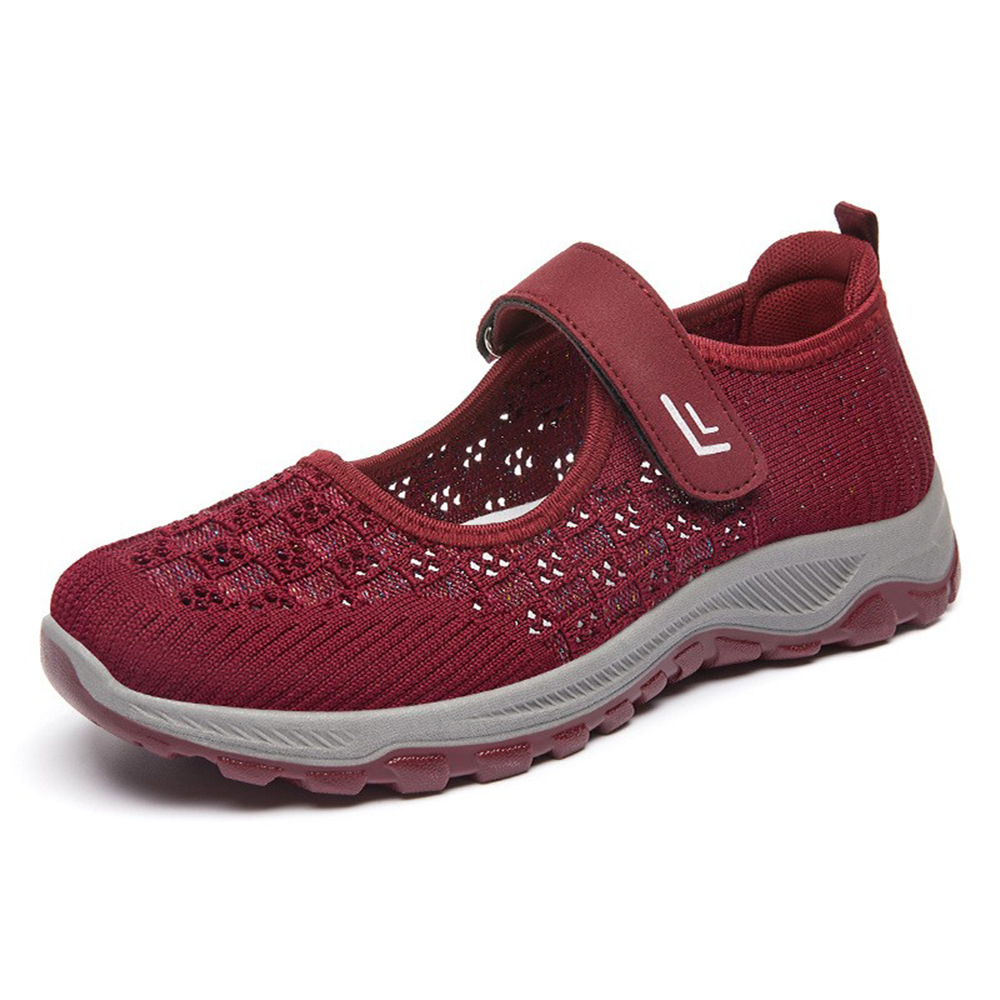 Mom Shoes 2025 Summer New Style Mesh shoes, Beijing cloth shoes for women, walking shoes for the middle-aged and elderly, soft-soled shoes for the senior Item Picture