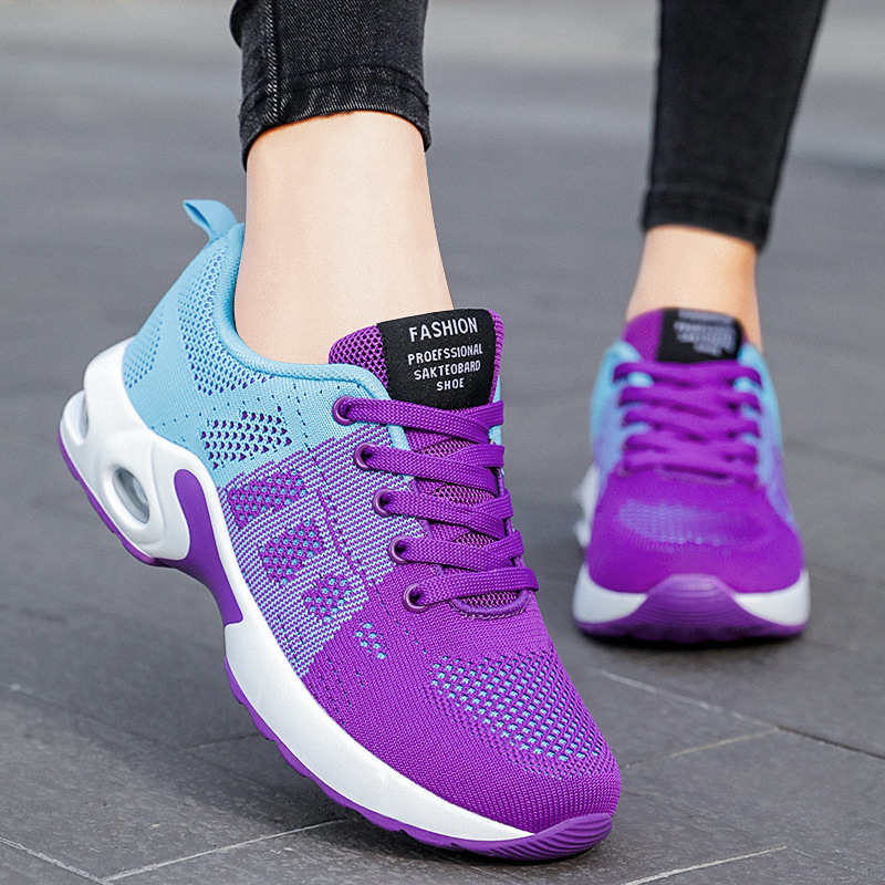 Cross-border shoes for women, autumn new foreign trade women's shoes, plus-size running shoes, air-cushioned shoes, casual sports shoes for women full figure