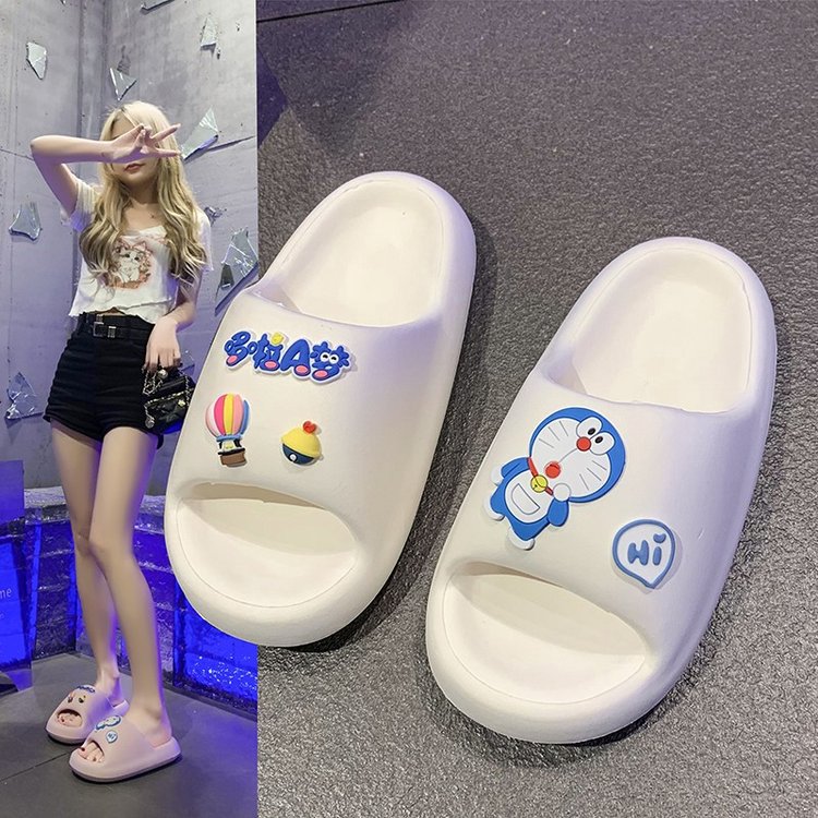Wholesale of A Dream's new summer women's flip-flops for outdoor use at home, thick-soled anti-slip and comfortable to step on details Picture