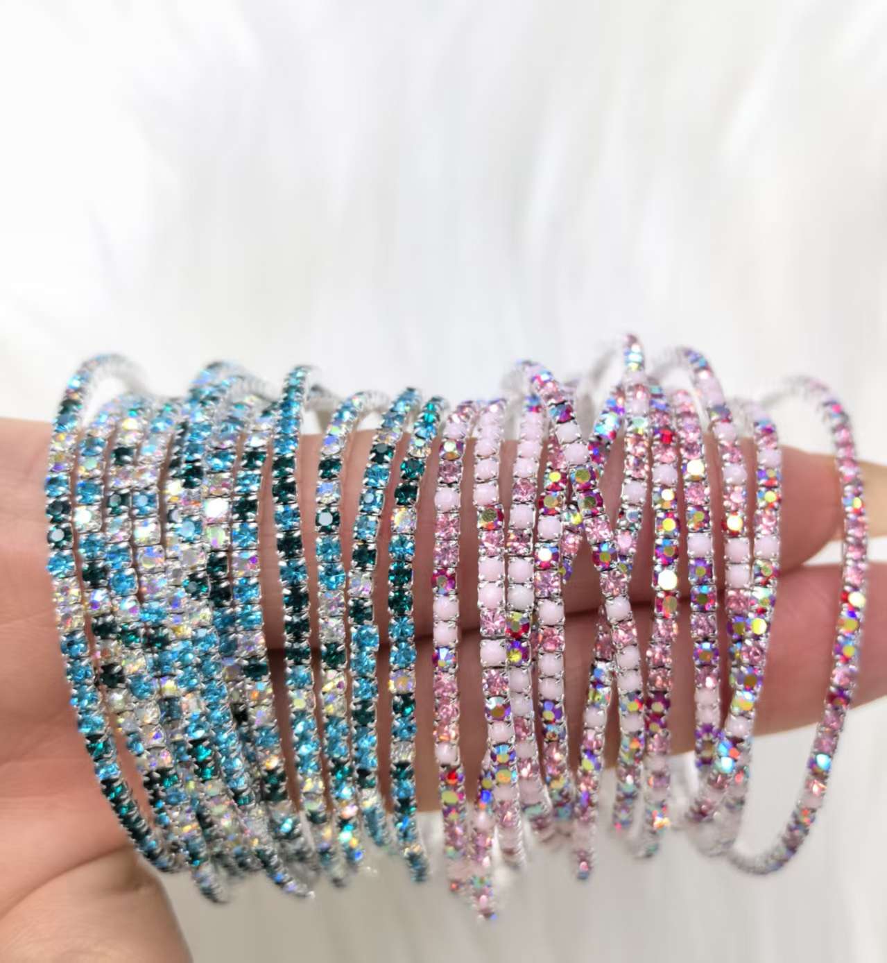 DIY multi-color elastic wrist band accessories diy detail image 13