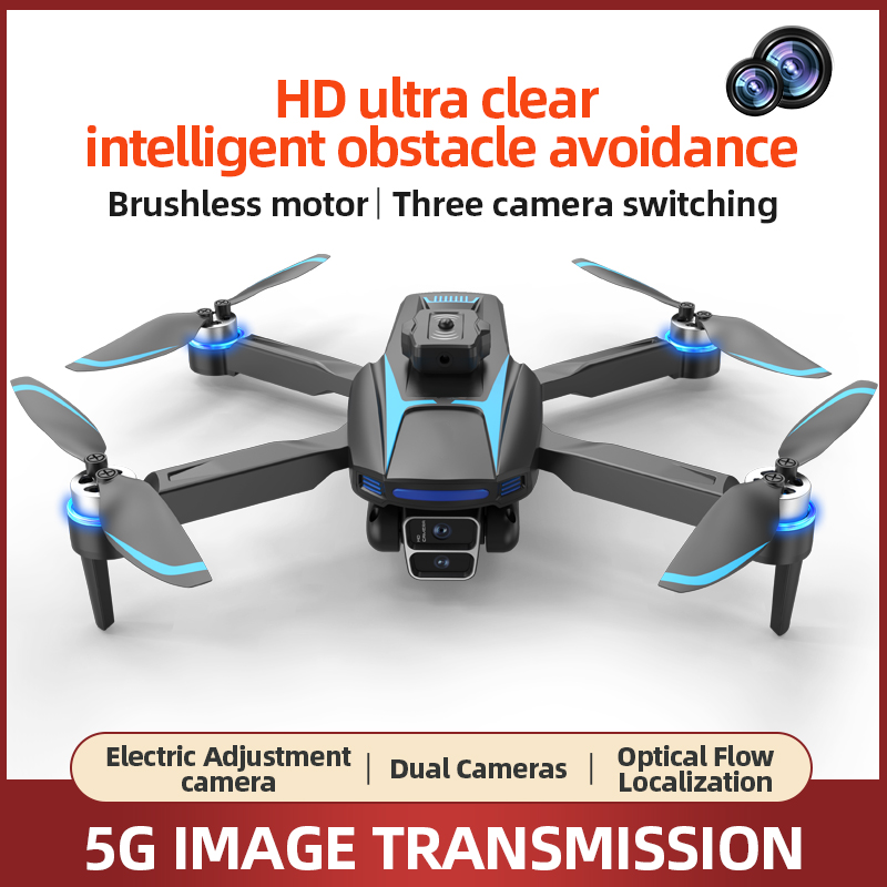 The FOOZAC screen-controlled drone features headless mode, altitude holding mode, WiFi FPV (dual-lens switching function), and remote lens adjustment function details Picture