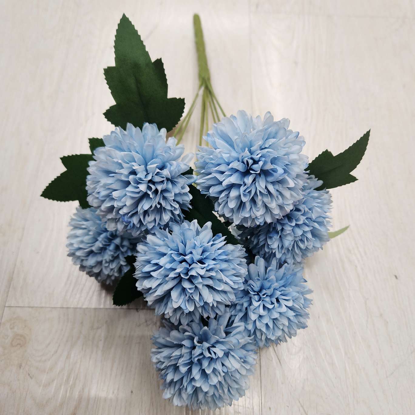 9头小葱菊办公仿真园艺玫瑰花杆花束详情图8