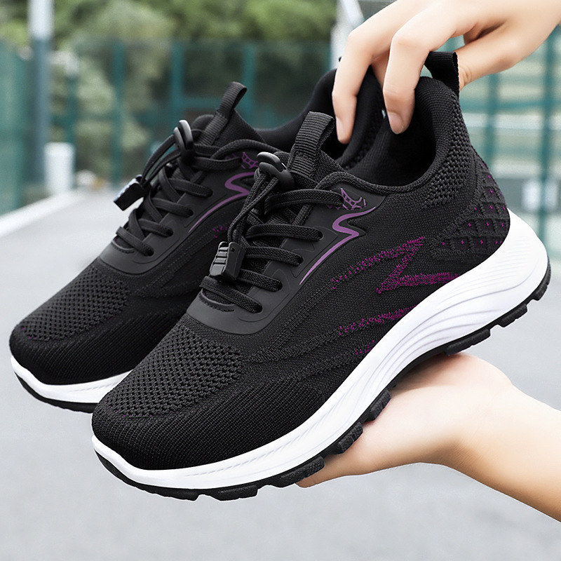 Healthy walking shoes for women 2025 autumn sports style, breathable and comfortable, wholesale and distribution of single shoes, trendy shoes for middle-aged and elderly mothers details Picture