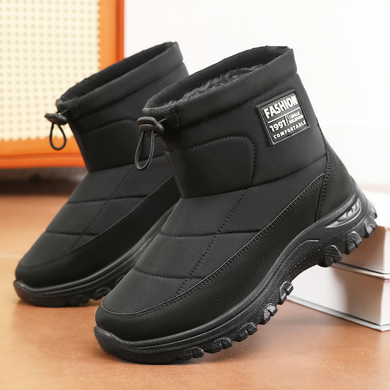 Snow boots for women, 2025 winter warm, fleece and thickened senior shoes, unisex outdoor sports thick-soled cotton shoes details Picture