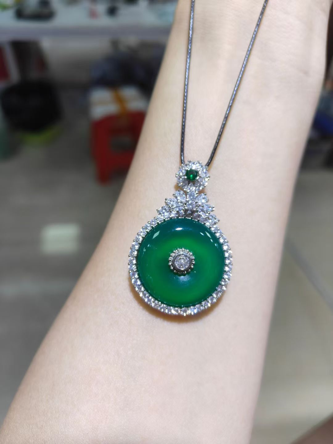 水晶工艺品礼品水晶小夜灯晶洞摆件水晶球玻璃工艺品装饰品创意家居摆设镶嵌玛瑙玉髓项链水晶