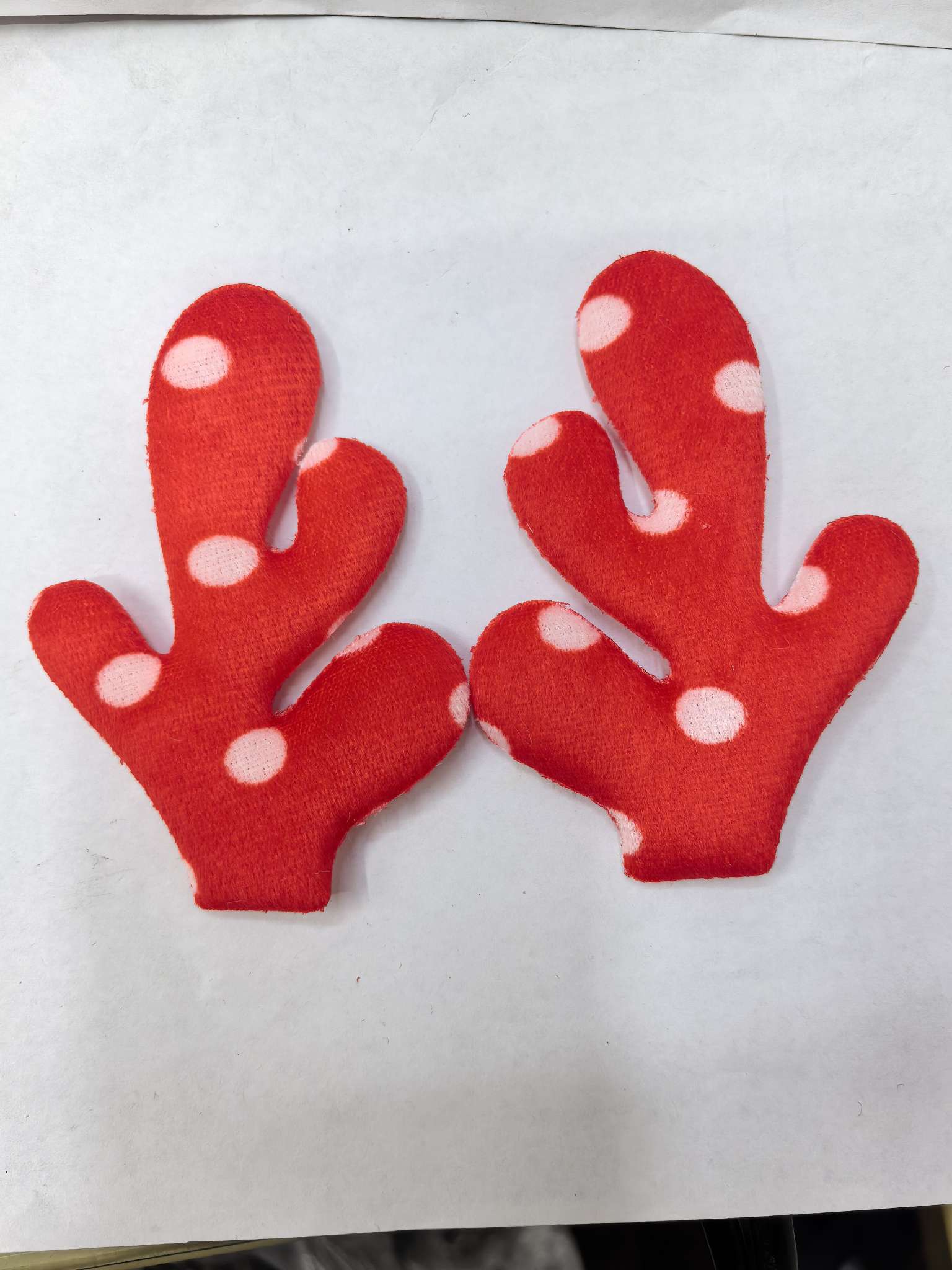 双面超柔印点鹿角，双面鹿角单面鹿角 拉毛布鹿角