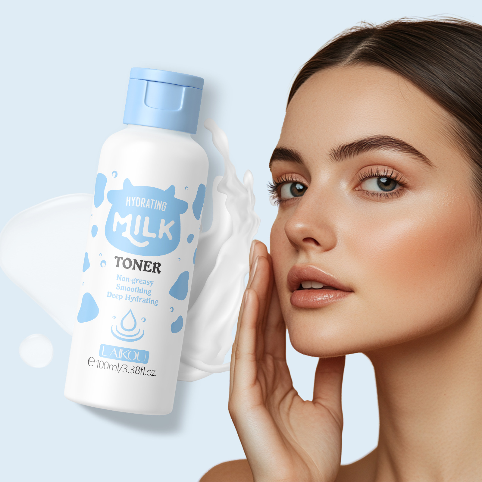 Cross-border export toner series wet compress water 100ml skin care products, all English packaging Toner in stock wholesale details Picture