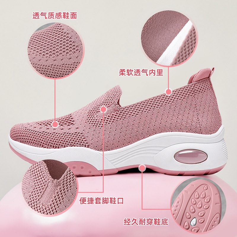 Shoes Women 2025 Autumn New Single shoes, casual, breathable, cross-border women's shoes, fitness walking sports shoes for middle-aged and elderly mothers Application Scenario