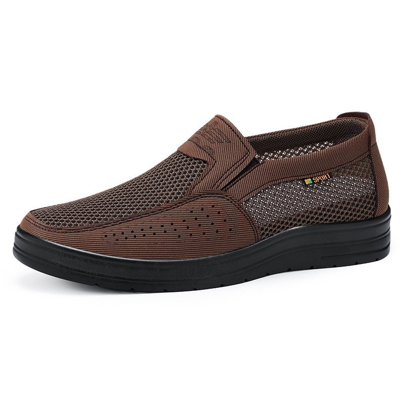Men's autumn new casual cloth shoes, cross-border batch, soft soles, not tiring to the feet, just one step on Dad's shoes, breathable men's shoes Item Picture