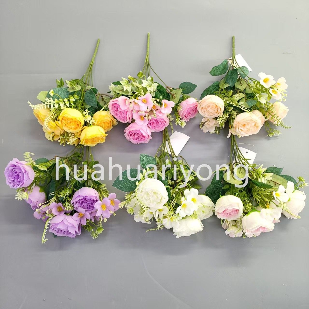 单支七头金龙洋牡丹 婚庆装饰仿真花假花户外园艺摆件挂饰