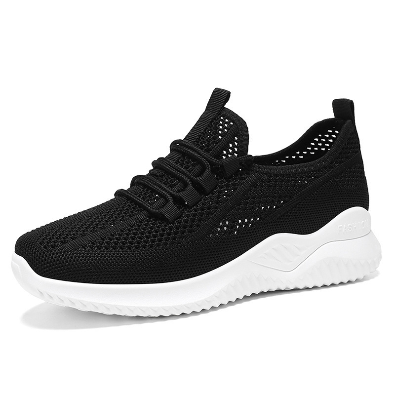 OEM customized shoes for women's autumn new single shoes, cross-border lightweight soft-soled women's shoes, mesh surface casual running sports shoes Item Picture