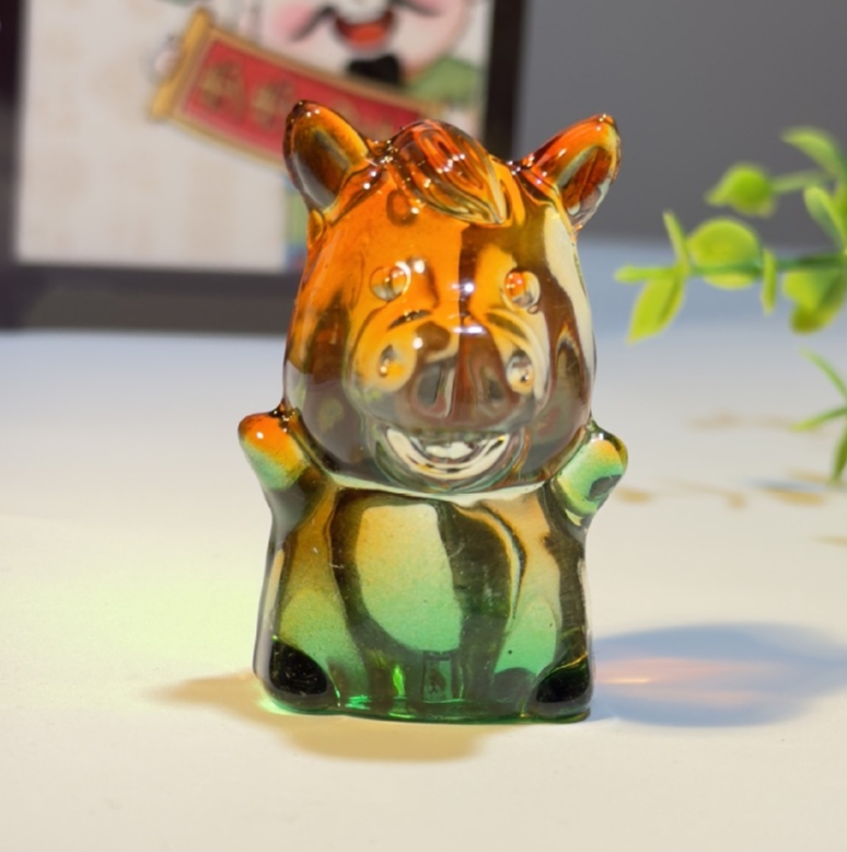 爆款压型水晶卡通水晶十二生肖系列，鼠牛虎兔龙蛇马羊猴鸡狗猪，生日礼品属性详情图12