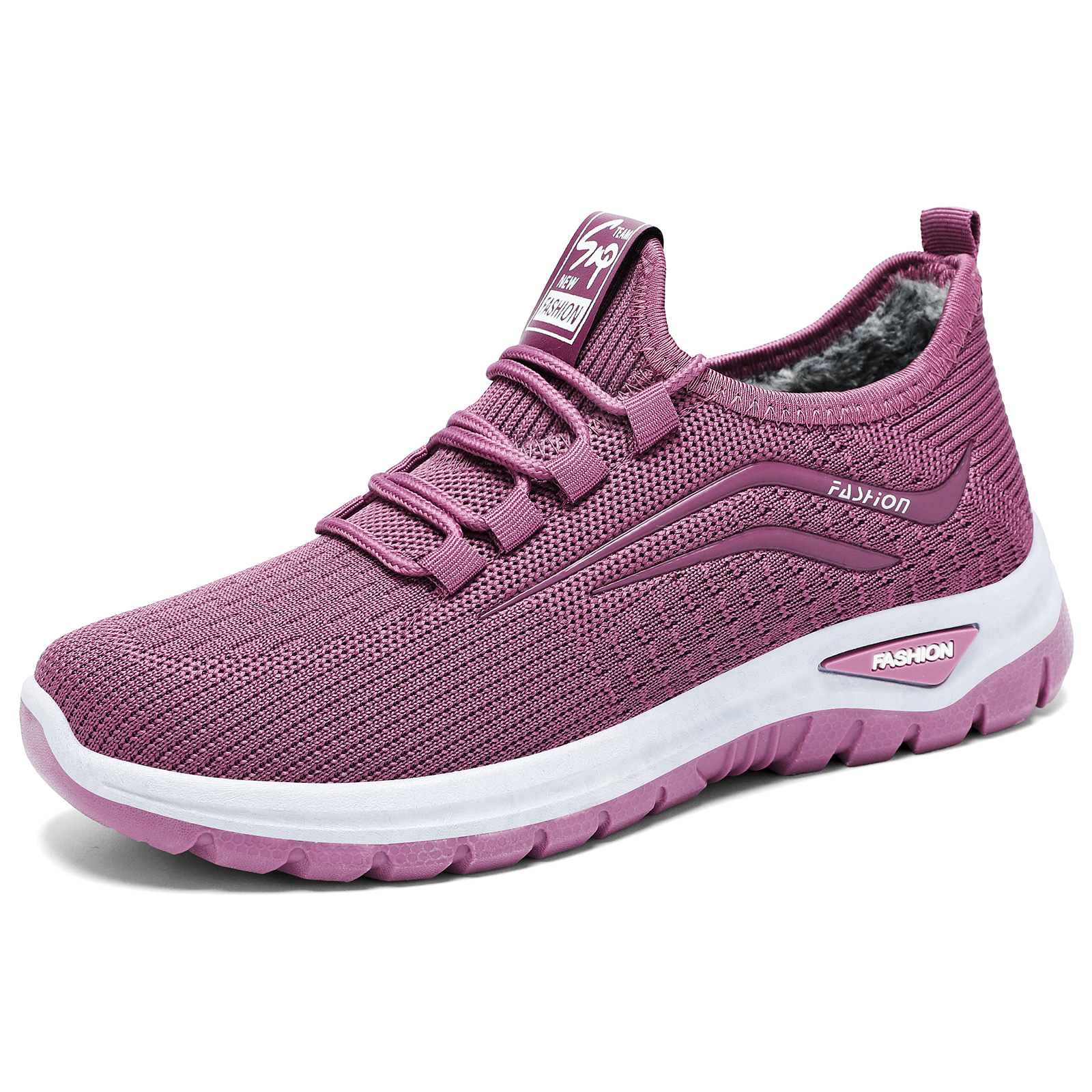New and old Beijing cotton shoes for women in winter, fleece and thickened, outerwear shoes for elderly mothers, sports and leisure walking shoes, sent on delivery Item Picture