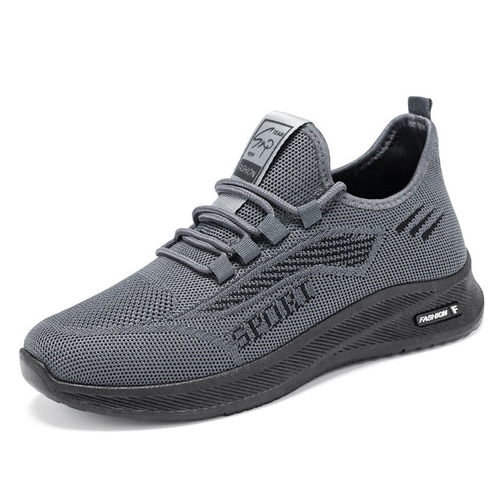 Direct sales, consignment and wholesale of men's breathable and casual sports shoes for spring and autumn. New Fei-woven soft-soled shoes for men Item Picture