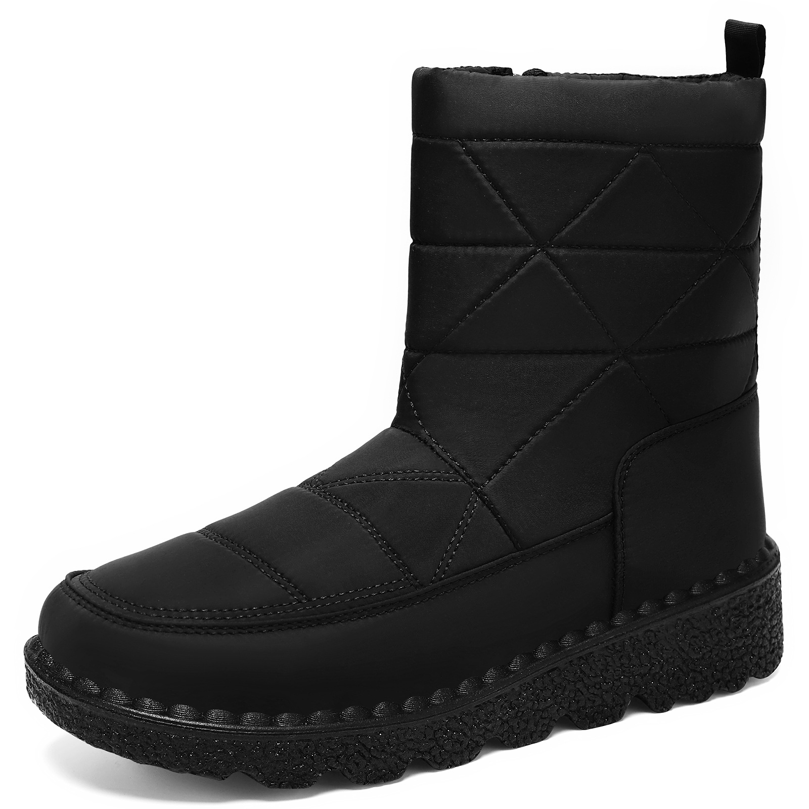 Women's cotton shoes, winter fleece and thickened new high-top anti-slip snow boots, casual and versatile, cross-border consignment cotton boots Item Picture