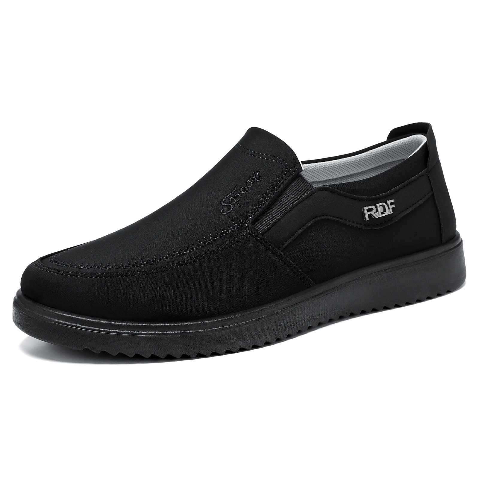 New men's shoes for autumn, versatile. One-step dad shoes, comfortable soft-soled old Beijing cloth shoes, cross-border consignment Item Picture