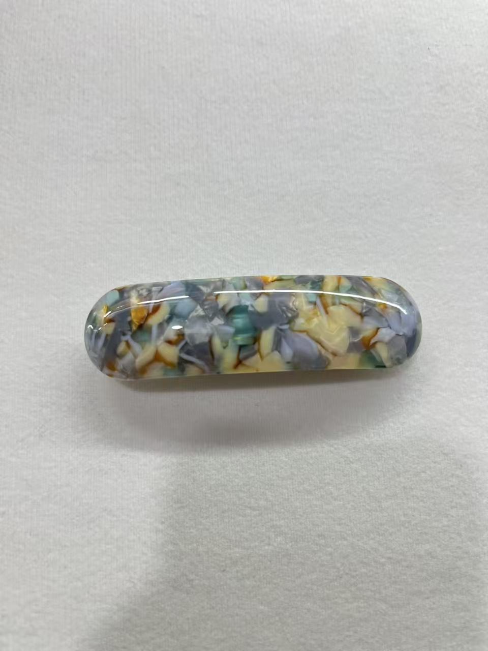 Fashionable and simple spring clip edge clip acetic acid eco-friendly hair clip detail image 12
