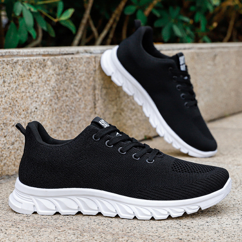 Sneaker Men 2025 Autumn New style running shoes Breathable Korean version trendy casual shoes fashionable lace-up shoes men details Picture