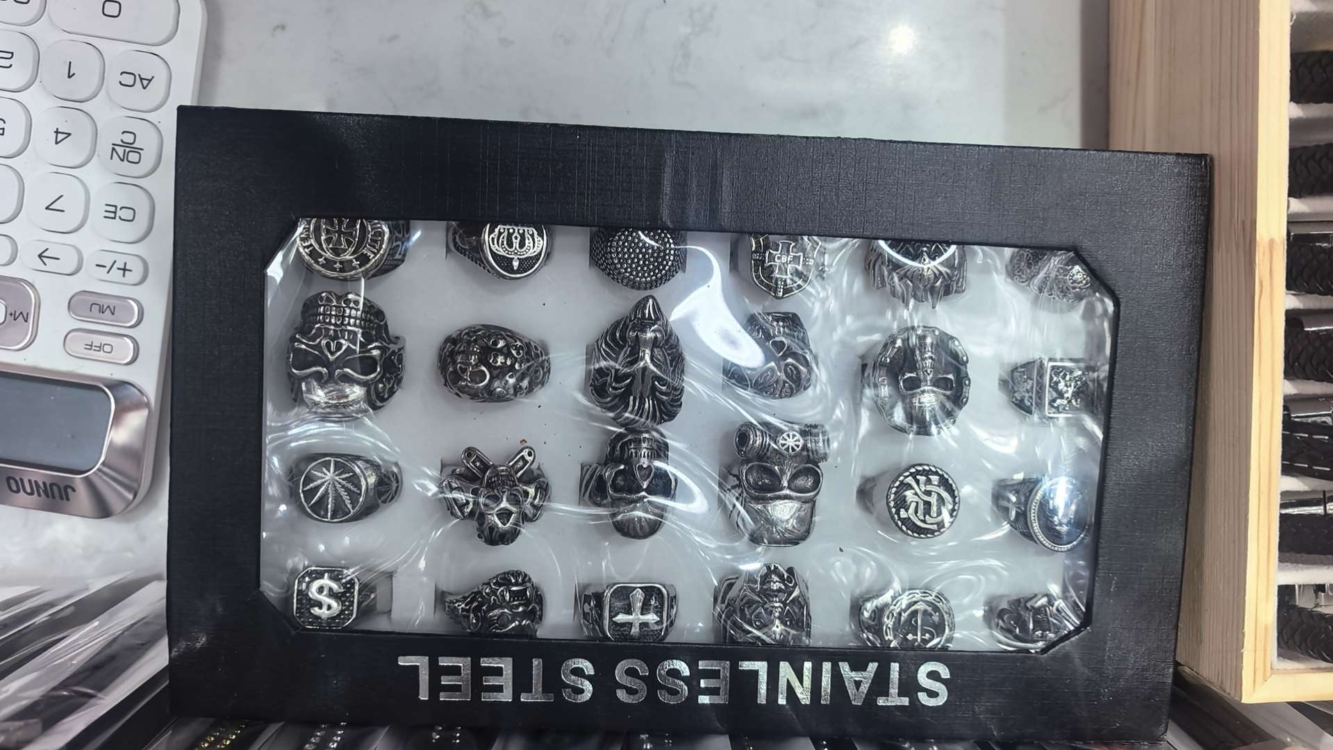 الخواتم الفضية الموضة ذات الخواتم الفضية details Picture