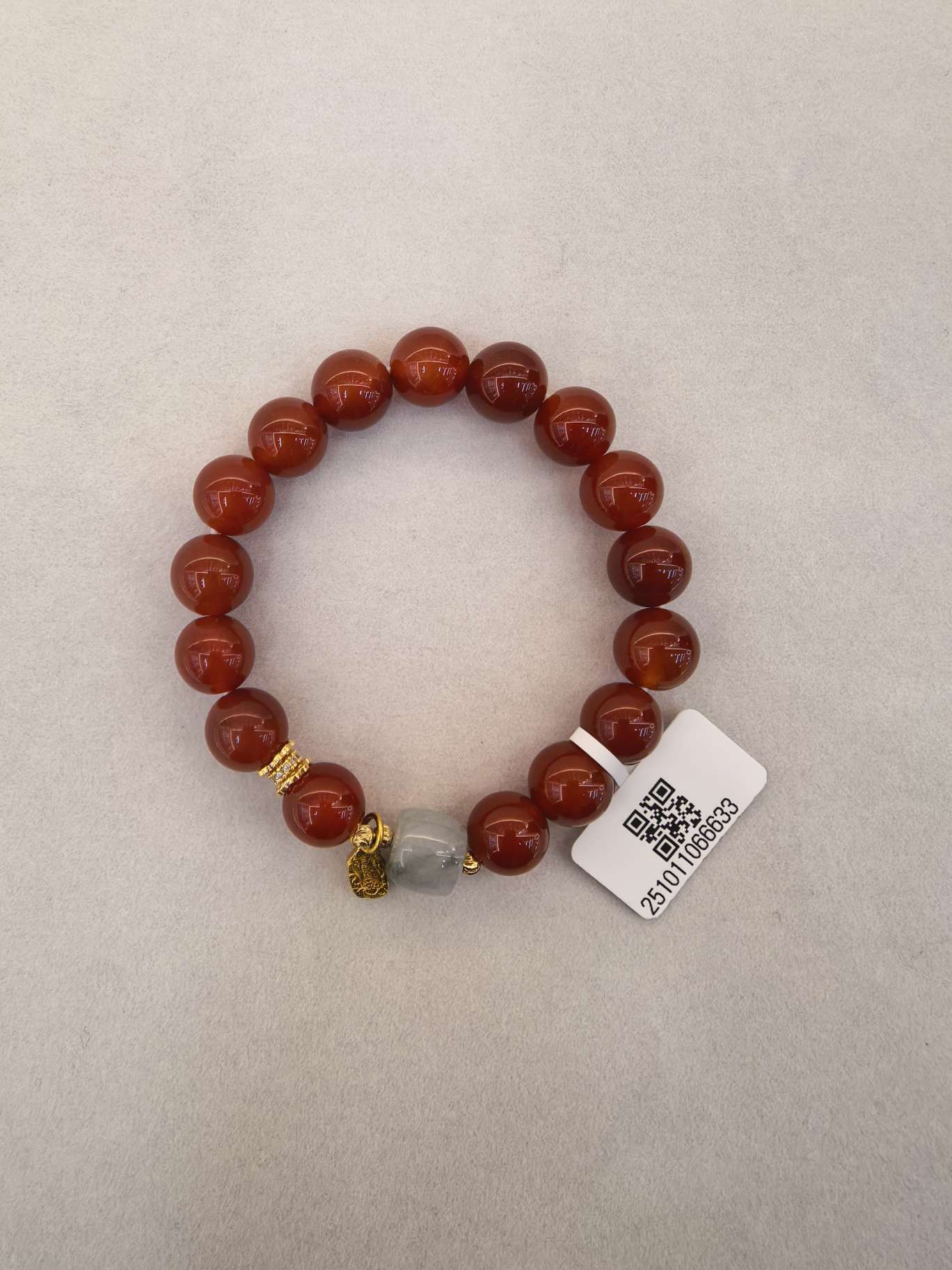 本命年手链女天然红玛瑙手串新中式国风红色系高品质玛瑙手链