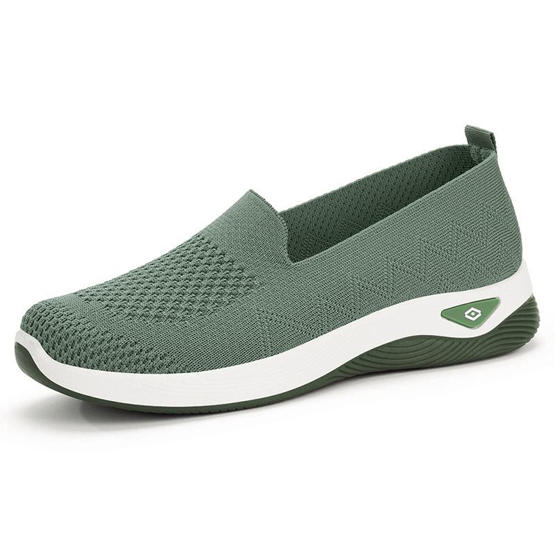 Women's autumn new casual women's shoes, cross-border distribution, soft-soled, breathable and fashionable mom shoes, old Beijing cloth shoes Item Picture