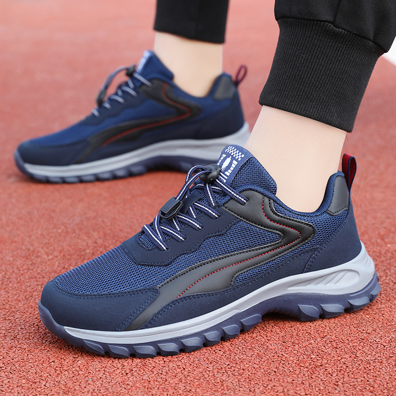 "Shoe Men 2025 Autumn Old Beijing Cloth Shoes Men's Walking shoes for Middle-aged and Elderly People Men's Casual Sports Shoes Dad Shoes. Specification drawing