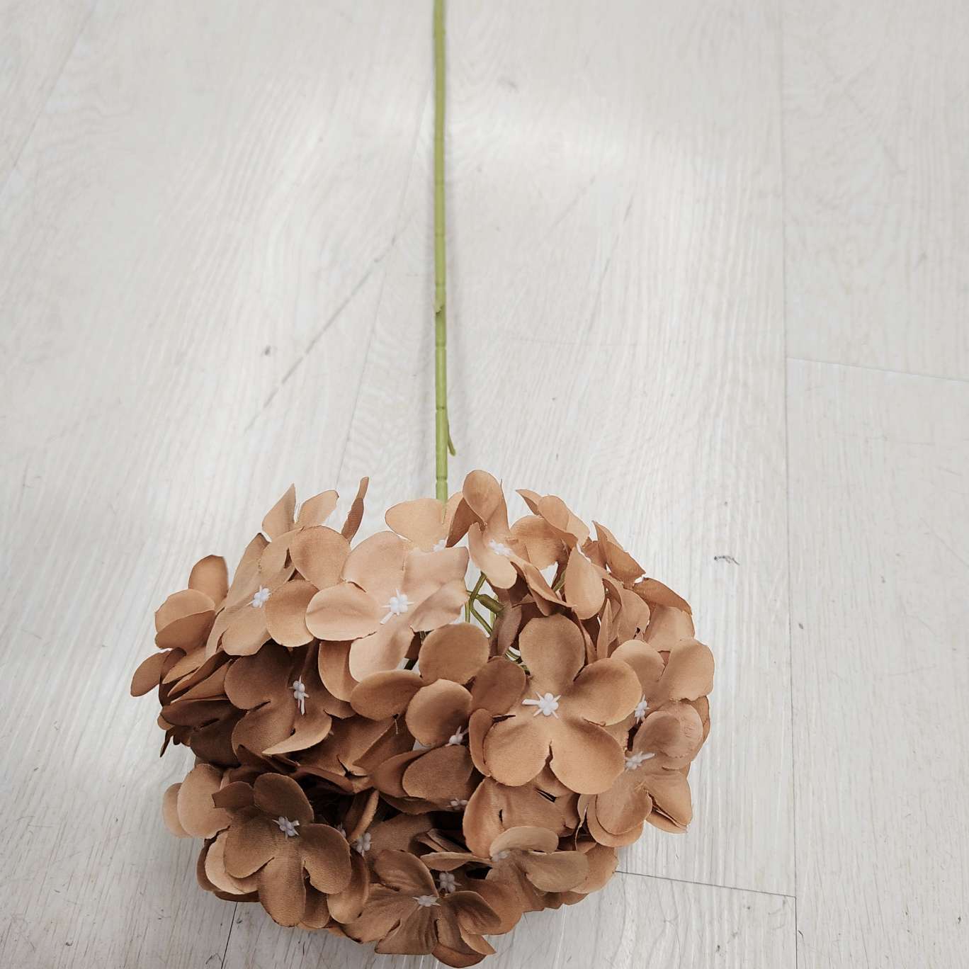 90-piece single hydrangea flower office culture simulation garden rose pole torch carnival night guide, electroplated rose crochet bouquet detail image 8