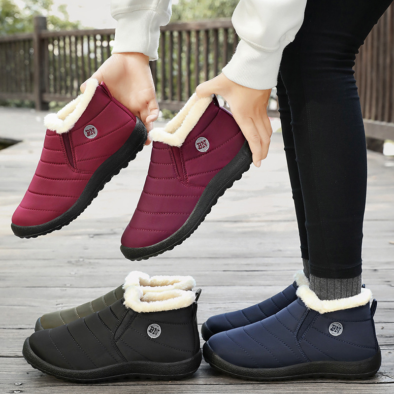 Winter 2025 Cotton shoes for foreign trade new women's fleece warm parents shoes, polyurethane casual cotton boots, cross-border snow boots Application Scenario